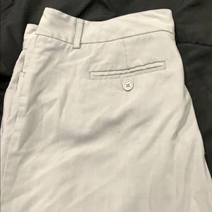 Wide leg grey dress pants